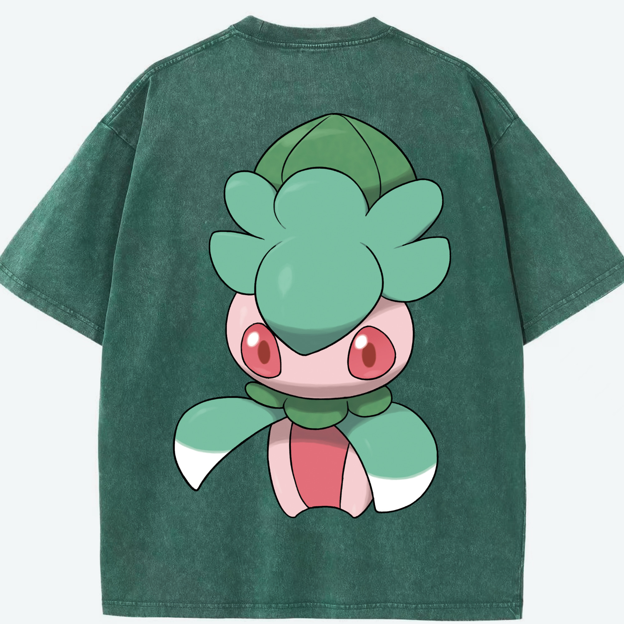 （画像用） ポケットモンスター Pokémon 綿100% ヴィンテージ風 半袖Tシャツ（背面プリント）